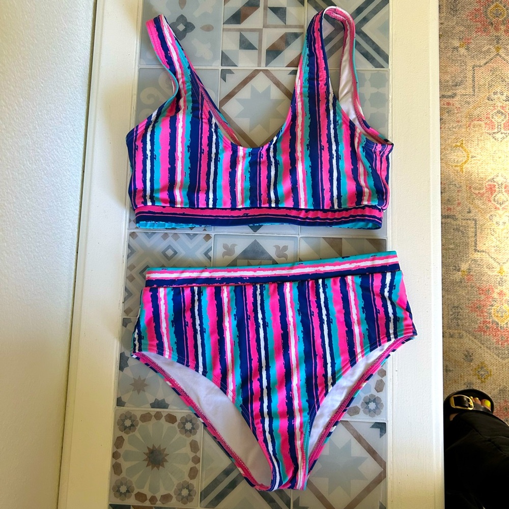 Pink Lily Bikini